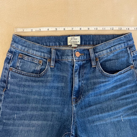 J. Crew Slim Broken-In Boyfriend Jeans - Size 26 - Picture 7 of 12